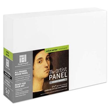 Imagem de (1-1 / 2 "embalado, 13 cm x 18 cm) - Ampersand Art Supply Primed Smooth Artist Panel 2,5 cm - 1,3 cm Perfil embalado, 13 cm x 18 cm