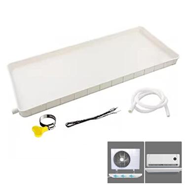 Imagem de Bandeja de gotejamento de ar condicionado, unidade interna e externa de ar condicionado Bandeja de água Bandeja PP Almofada coletora de água - perfeita para sistemas de bomba de calor de ar condicio