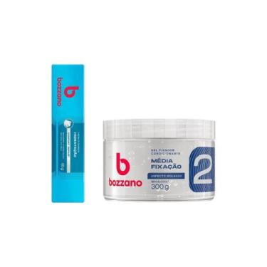 Imagem de Kit Bozzano Creme Barbear Hidratação+Gel Fixador Incolor