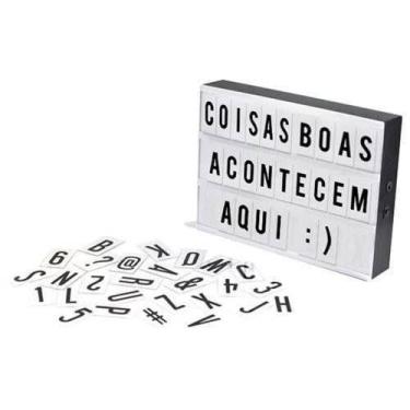 Imagem de Luminárias Light Cinema Led Letreiro Cabo Usb Letras - Importado