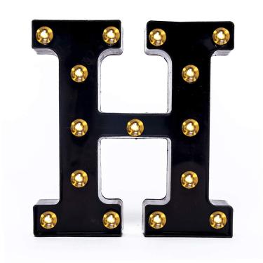 Imagem de Placa de LED foaky com 26 letras para letras, letras, letras, letras, letreiros, para festa de aniversário de casamento, H, H