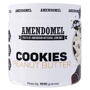 Imagem de Pasta de Amendoim Amendomel 1Kg Choc Branco com Cookies