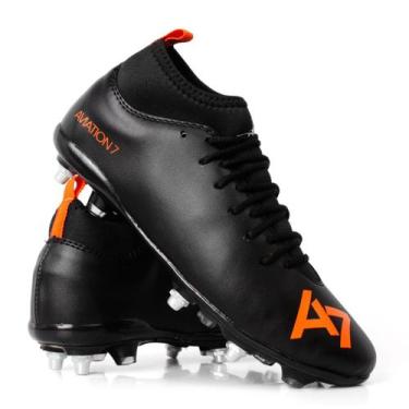 Imagem de Chuteira Trava Mista De Botinha A7 Lançamento DO 35 AO 44 Sola Costura