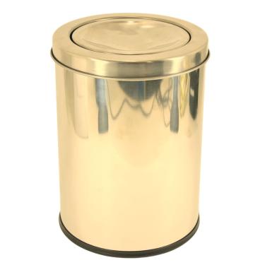 Imagem de Lixeira Dourada Basculante 5 L