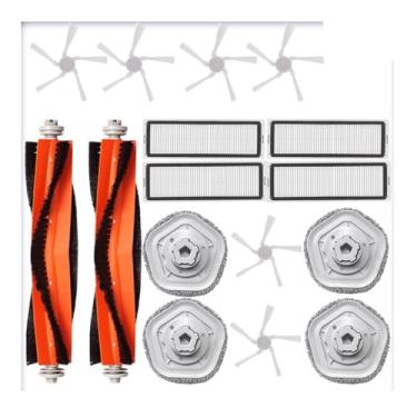 Imagem de Compatible With Dreame Bot W10 W10pro Self-Cleaning Robot Vacuum And Mop Cleaner Spare Parts Accessories Washable Hepa Filter Replacement(16pcs)