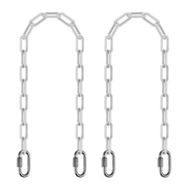 Imagem de Corrente giratória suspensa SELEWARE 40 cm, 2 peças com 4 mosquetões