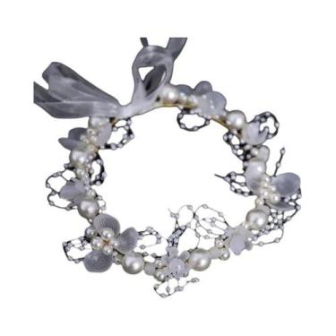 Imagem de Tiara De Pérolas E Cristais Para Noivas, Coroa De Casamento, Joia De C