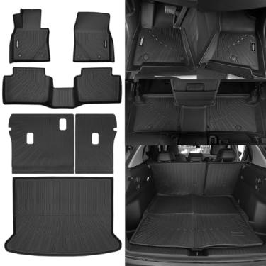 Imagem de NQOQN Tapetes de chão para Mazda CX-30 2020-2025 Tapetes de chão e tapete de porta-malas e tapetes de encosto para todos os climas para Mazda CX30 CX-30 acessórios guarda forro antiderrapante inodoro