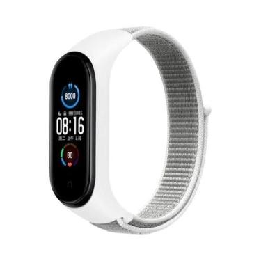 Imagem de Pulseira De Nylon Respirável Para Xiaomi Mi Band 7 6 5 4 3 8, Correia 