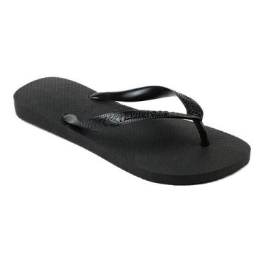 Imagem de Chinelo Havaianas Top Lisa Preto Masculino, Preto, 41/42