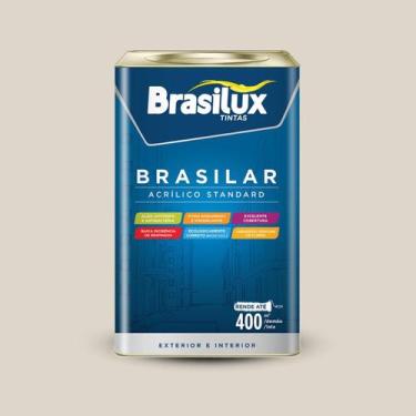 Imagem de Tinta Pintura Parede Acrílica Fosca 18L Brasilux Exterior Standard, Br