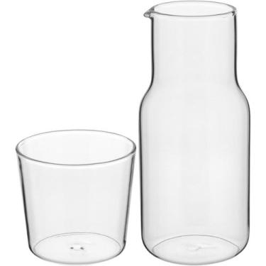 Imagem de Moringa Home&Co 17x8x8cm Borossilicato Transparente 500ml para Bar Fes