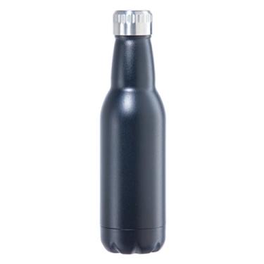 Imagem de Oggi Garrafa esportiva Stella de aço inoxidável com parede dupla selada a vácuo com tampa rosqueada (0,5 LT, 500 ml) - preta