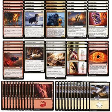Imagem de MTG Decks & More Cachorro - Boros - Vermelho Branco - Muito Poderoso - Moderno Legal - Personalizado - Magic The Gathering - - 60 cartas!