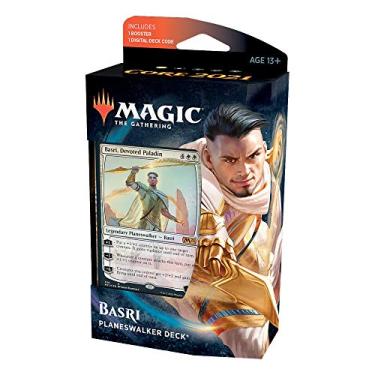 Imagem de Magic: The Gathering Basri Ket, Devoted Paladin Planeswalker Deck | Core Set 2021 (M21) | 60 Card Starter Deck