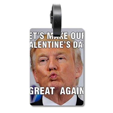 Imagem de American Ridiculous President Great Image Mala de Bagagem Etiqueta de Bagagem Etiqueta de Scutcheon