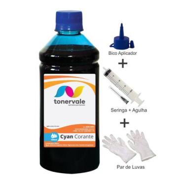 Imagem de Tinta Para Canon MG5210 CLI-126 Cyano 500ml Linha Platinum - Toner Val