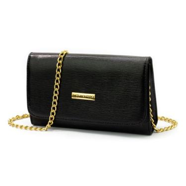 Imagem de Bolsa clutch monteiro  - ALICE  MONTEIRO, Preto