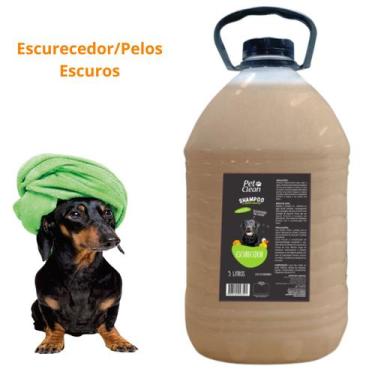 Imagem de Shampoo Cachorro Pet Clean Cães Gato Profissional 5 Litros, Escurecedo