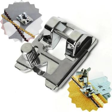 Imagem de Calcador sapata sapatilha para elástico cordões maquinas costura domes