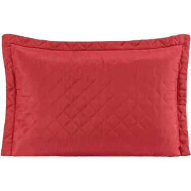 Imagem de Porta Travesseiro 70cm x 50cm 1 PEÇA - MAYRA ENXOVAIS, Vermelho