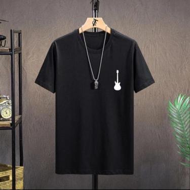 Imagem de Camiseta Guitar Rock Unissex Guitarra Minimalis - loja dinka, p