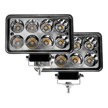 Imagem de Kit 2 Farol De Milha Auxiliar Agrícola Off Road 24w 6500k - Briwax