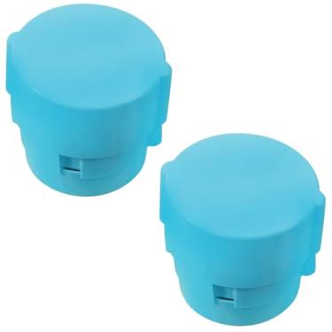 Imagem de KHZSPP 2 peças de cerejeiras de 6 furos com prensa de palma da mão removedor de sementes de cereja portátil ABS seguro para lava-louças para piqueniques de cozinha em casa para fazer geleia de cereja