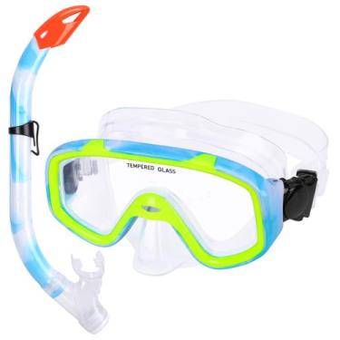 Imagem de Set de Snorkel KUYOU para Niños con Máscara de Buceo Antiempañante y G