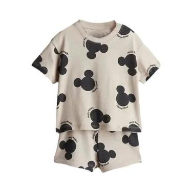 Imagem de Conjunto De Roupas De Verão Para Crianças Menino Menina Camiseta De De