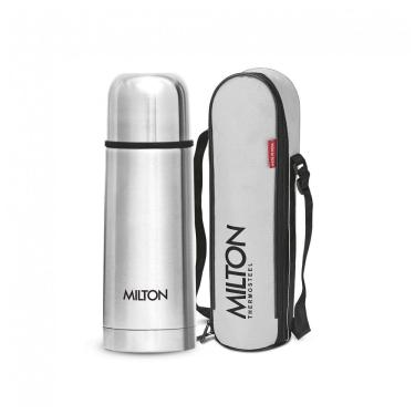 Imagem de Garrafa Térmica para Água 350mL em Aço Inoxidável Isolada a Vácuo de Parede Dupla com Tampa à Prova de Vazamentos, sem BPA e Bolsa Térmica