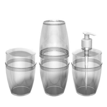 Imagem de Kit Acessórios Para Banheiro Essence Durin