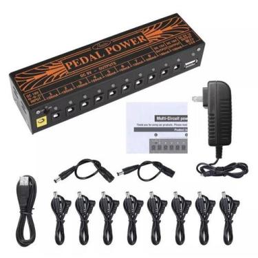 Imagem de Fonte Pedais Pw-1 Caline 10 Saidas (9v/12v E 18v) - rowin