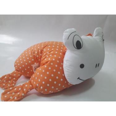 Imagem de Almofada Infantil Sapo Kisoninho Baby - Rosa e Mari Arts