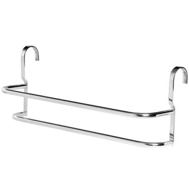 Imagem de Suporte Porta Toalhas Duplo 48cm Para Box Alto Brilho UN - Unidas