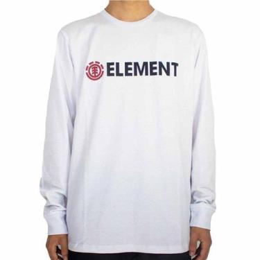 Imagem de Camiseta Element Blazin Manga Longa Branco - Element Skateboard