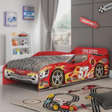 Imagem de Cama Infantil Carro Evolution Car Móveis Estrela