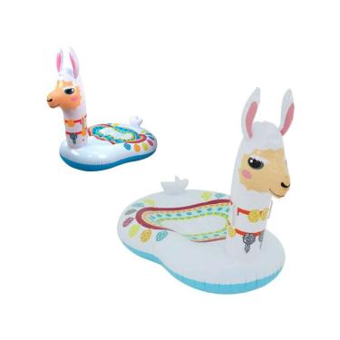 Imagem de Boia Aquática Inflável Gigante Personagem Animais Lhama Bel