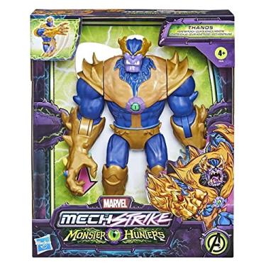 Imagem de Boneco Marvel Avengers Mech Strike Monster Hunters Monster 23 cm - Punch Thanos - F4376 - Hasbro