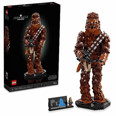 Imagem de LEGO Star Wars Chewbacca 75371 Buildable Star Wars Collectible for Adults, This Build and Display Chewbacca Collectible is a Fun Star Wars Gift for Teens, Adults or Any Star Wars Original Trilogy Fan