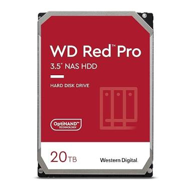 Imagem de Western Digital Disco rígido interno WD Red Pro NAS de 20 TB - 7200 RPM, SATA 6 Gb/s, CMR, 512 MB de cache, 3,5 polegadas - WD201KFGX