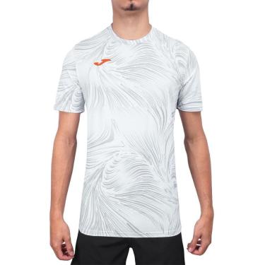 Imagem de Camiseta Joma Challenge Branca e Cinza
