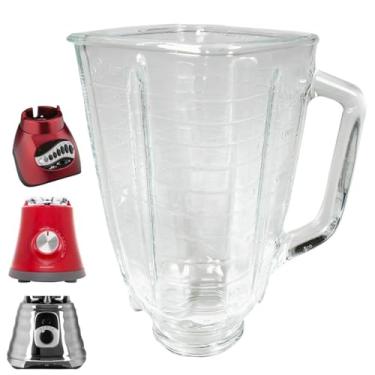 Imagem de Jarra de Vidro Sem Tampa compativel com Liquidificadores Oster Clássicos - Compatível com Vários Modelos