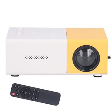 Imagem de Projetor de vídeo, mini projetor portátil de LED HD 1080P, projetor de cinema multimídia para home theater com alto-falante, projetor pico de bolso externo para smartphone