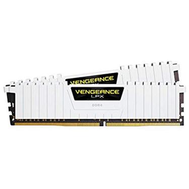 Imagem de Memória Corsair Vengeance LPX - 16GB(2x8GB), DDR4, 2666Mhz, C16, Branco - CMK16GX4M2A2666C16W