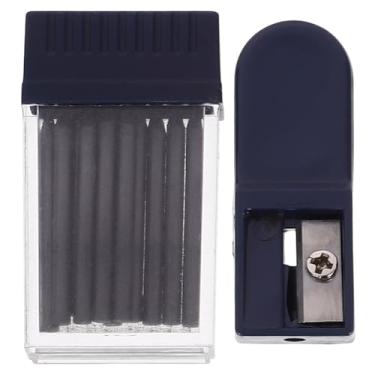 Imagem de 1 Conjunto Bússola De Geometria Desenho 2mm Para Secretaria Escolar Núcleo De Bússola De 2 Mm Apontador De Ponteiro Recargas Para Grafite Escritório Universal Apontador De Lápis