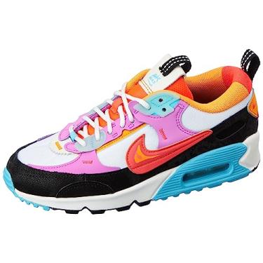 Imagem de Nike Tênis de corrida feminino Air Max 90 Futura, Branco / carmesim brilhante - sonho fúcsia, 6.5