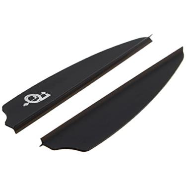 Imagem de Q2i Palhetas de tiro com arco Fusion X-II - ultraleves com tecnologia de aderência de palheta tripla para flechas de tiro com arco e flecha premium e acessórios para arqueiros - pacote com 100