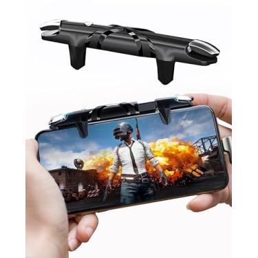 Imagem de ACEDAYS Mobile Phone Controller for Android & iPhone, Game Controller Compatible with PUBG Mobile/Knives Out/Call of Duty Mobile, Phone Triggers for Gaming with Sensitive Shoot and Aim