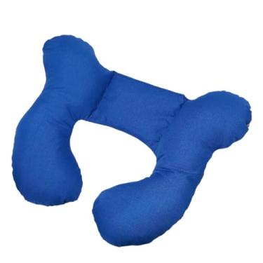 Imagem de Almofada de Pescoço Apoio Cabeça Bebe Cadeirinha (Azul escuro)